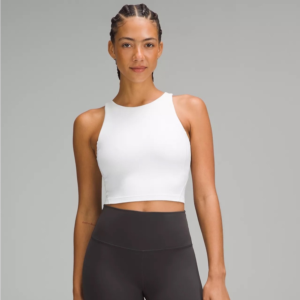 lululemon Align White High-Neck Tank Top